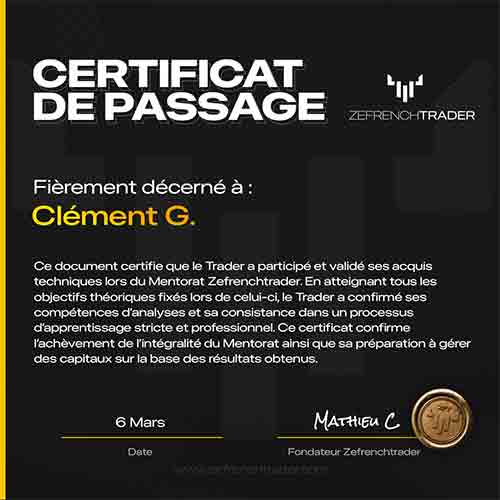 certificat de passage clement