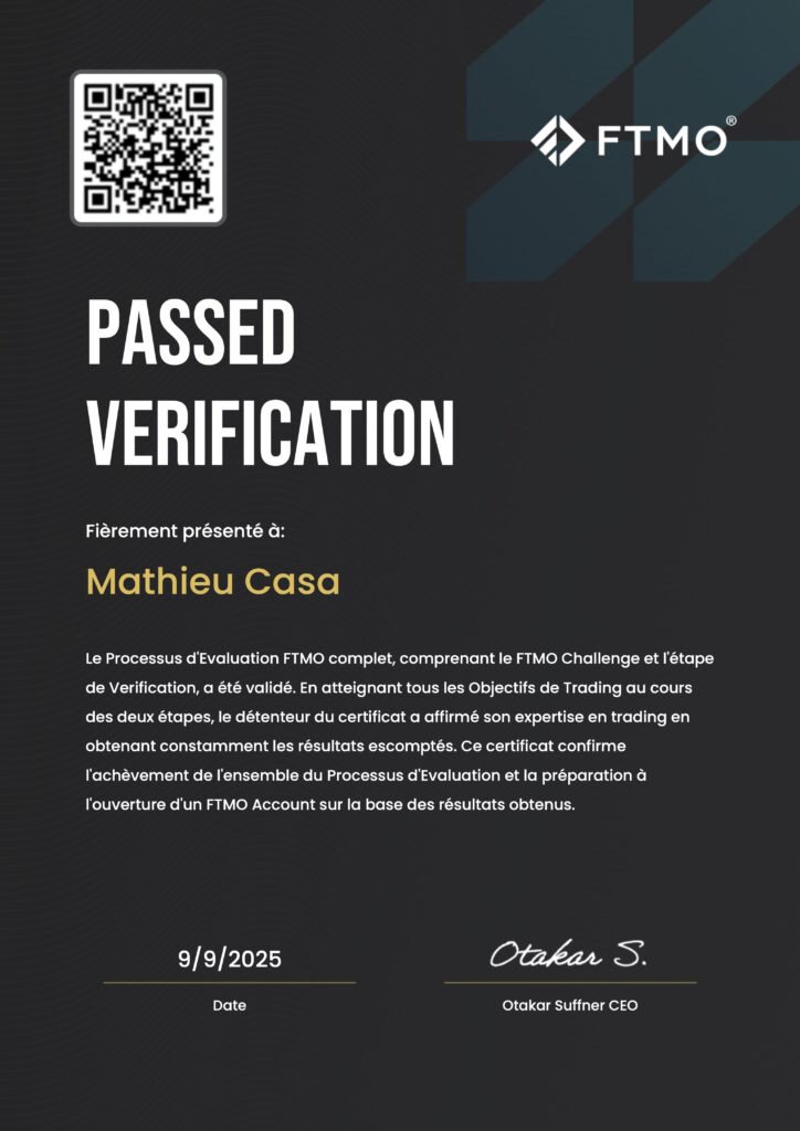 certificat FTMO